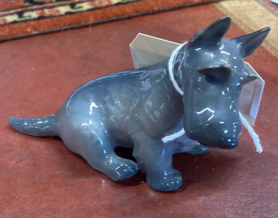 GRAY SCOTTY DOG ROYAL COPENHAGEN