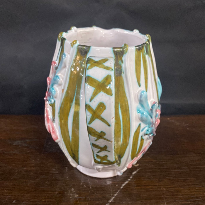 SIGNED SMALL ITALIAN MAJOLICA PITCHER