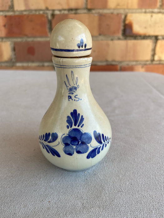 DELFT TINY WINDMILL CONTAINER WITH CORK LID