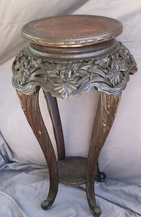 CHINESE CARVED PEDESTAL