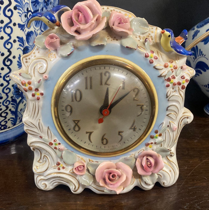 PORCELAIN OCCUPIED JAPAN ELECTRIC CLOCK