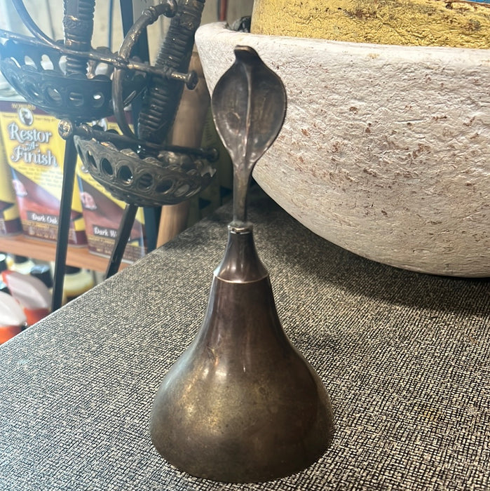 BRASS BELL WITH COBRA HANDLE