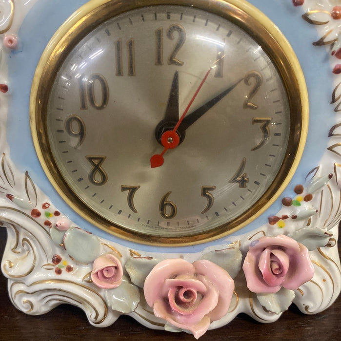 PORCELAIN OCCUPIED JAPAN ELECTRIC CLOCK