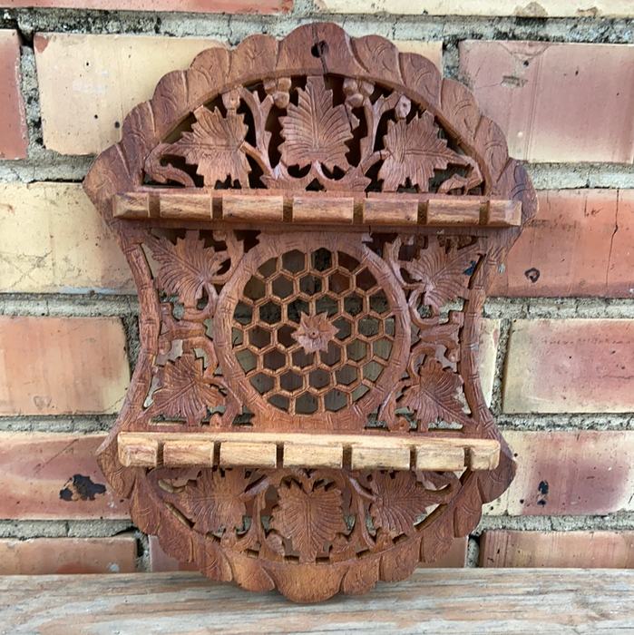 TEAK SPOON HOLDER