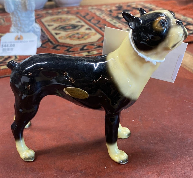 PORCELAIN BOSTON TERRIER