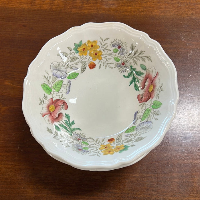 SET OF 4 FLORAL ROYAL DOULTON STRATFORD SMALL BOWLS