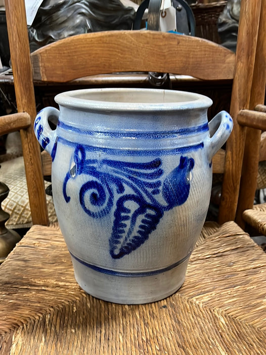 VINTAGE SALT GLAZE POTTERY CROCK