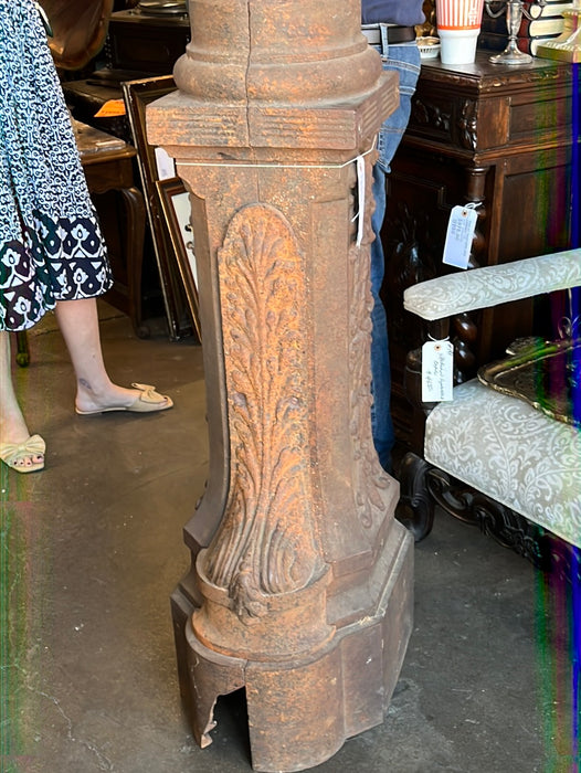 ORNATE CAST IRON CHIMNEY