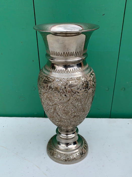 METAL ETCHED VASE