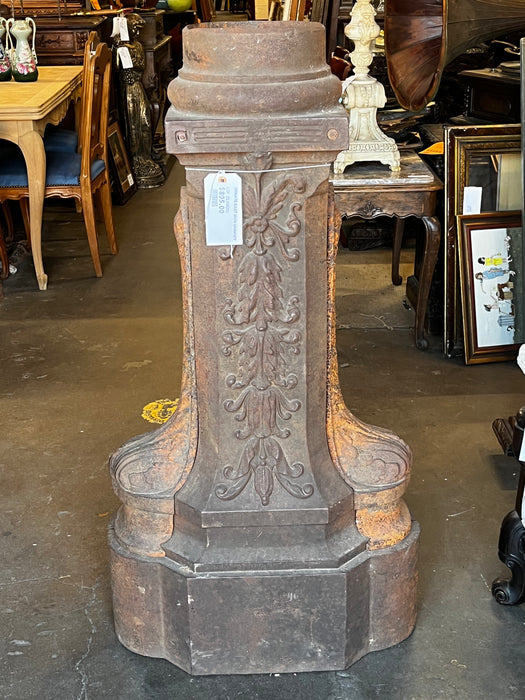 ORNATE CAST IRON CHIMNEY