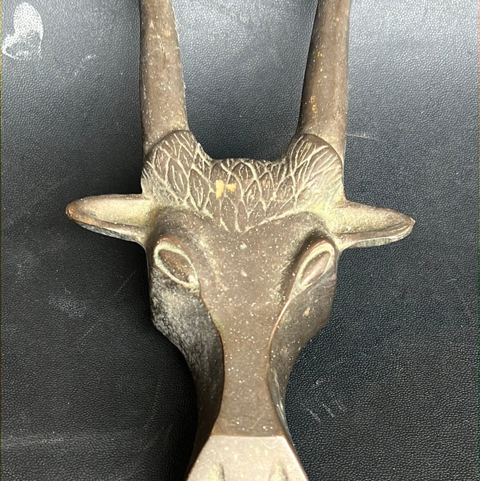 BRASS ANTELOPE HEAD