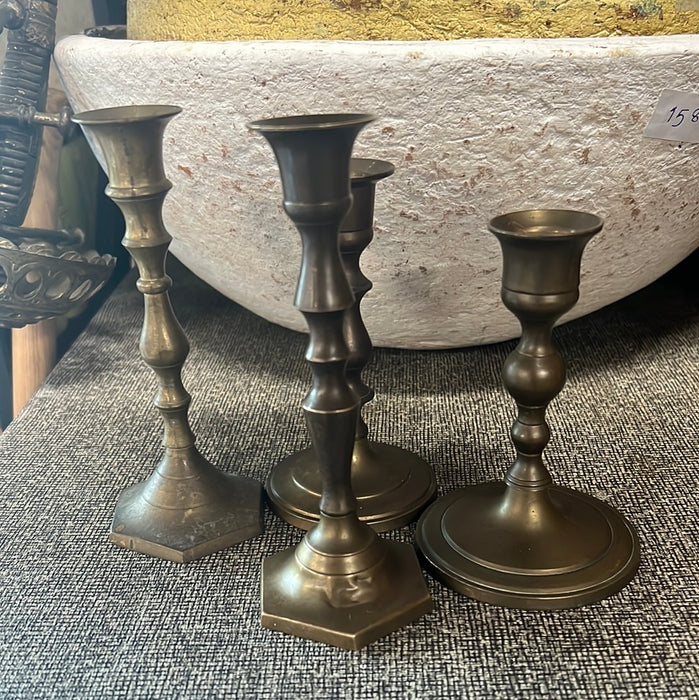 SMALL BRASS CANDLESTICK EACH