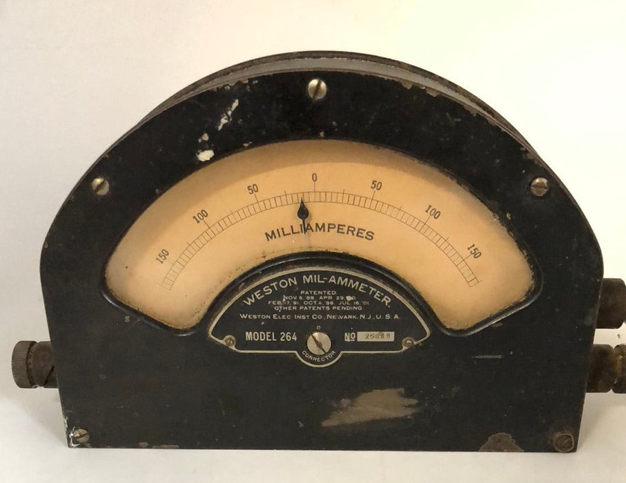 WESTON ARCHED MILAMMETER