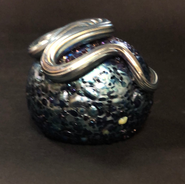 BLUE SNAKE PAPERWEIGHT
