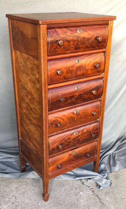 TALL 6 DRAWER NARROW CHEST