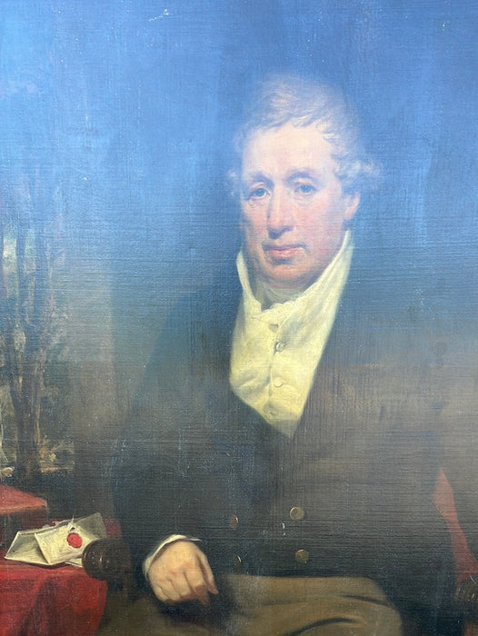 GEORGE CLINT PORTAIT OF JOHN LEGH ESQUIRE OF NORBURY BOOTHS