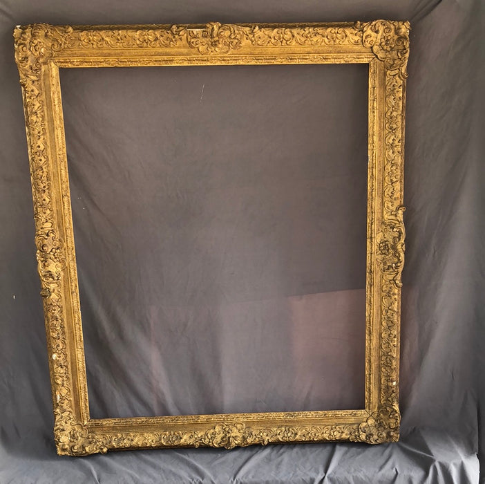 VERY LARGE ORNATE VICTORIAN GESSO FRAME