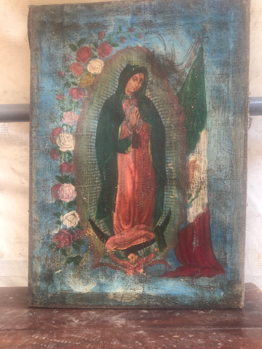 OIL PRINT OF OUR LADY OF GUADALUPE