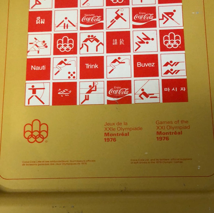 1976 MUNICH OLYMPICS COCA-COLA TRAY