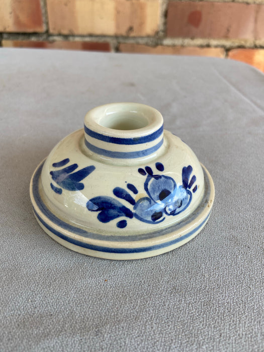 DELFT SINGLE ROUND CANDLESTICK