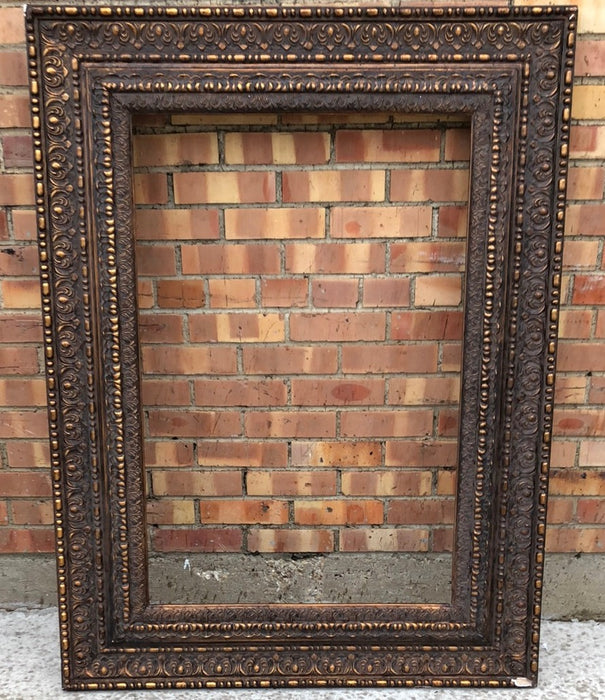 AS FOUND ORNATE BROWN FRAME