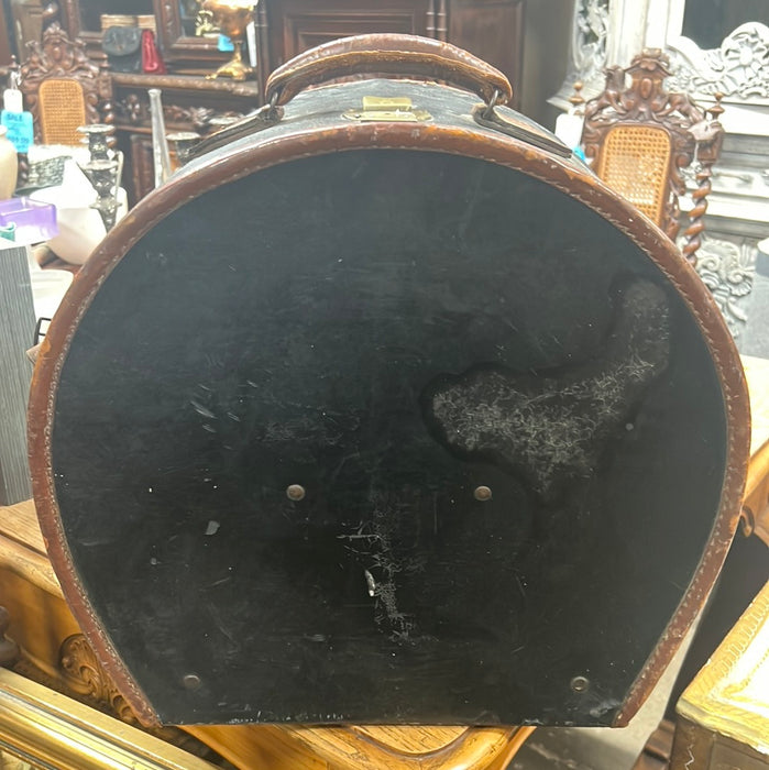 AS FOUND LEATHER HAT BOX