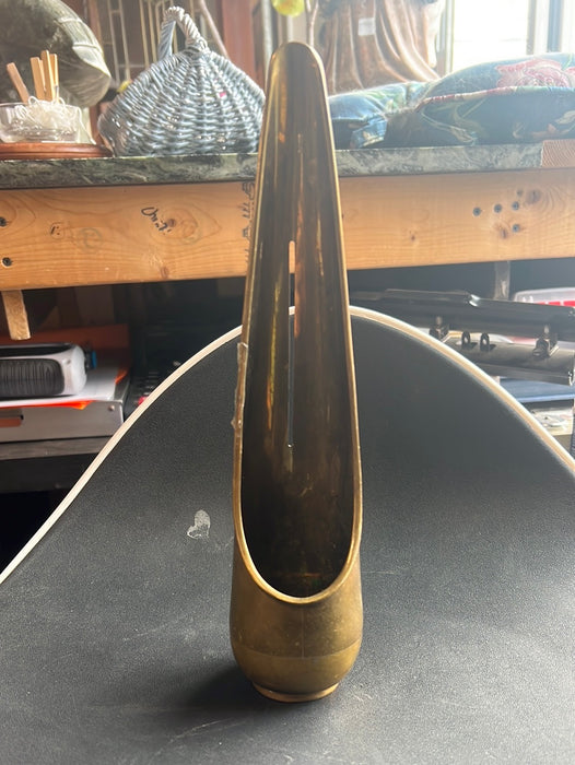 MODERN BRASS CANDLESTICK