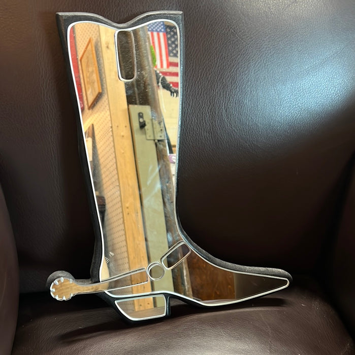 COWBOY BOOT SHAPED MIRROR