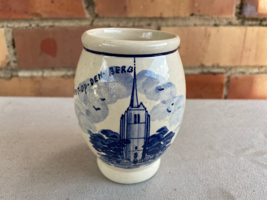 HEYST-OP-DERS-BERG SMALL DELFT WIDE MOUTH CONTAINER