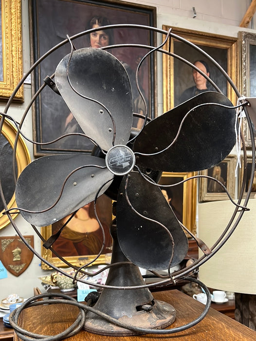 LARGE IRON EMERSON FAN AS FOUND