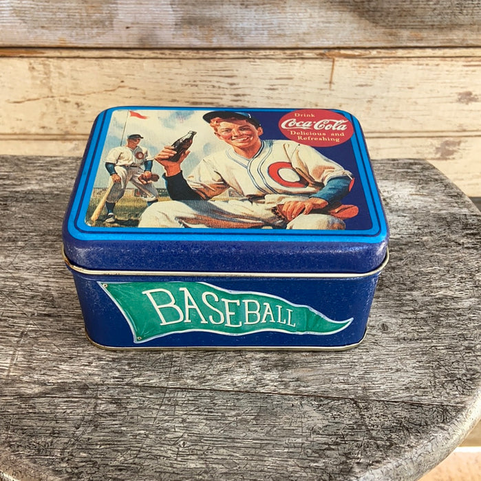 COKE BASEBALL TIN
