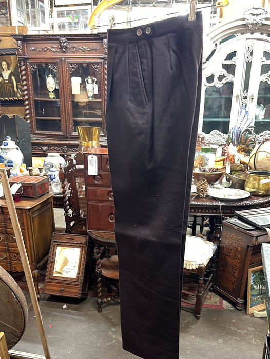 DARK BROWN WOOL SLACKS