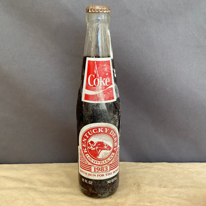 KENTUCKY DERBY 1983 COKE BOTTLE - AS IS