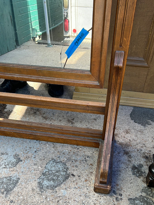 AS FOUND CHEVAL MIRROR ON STAND