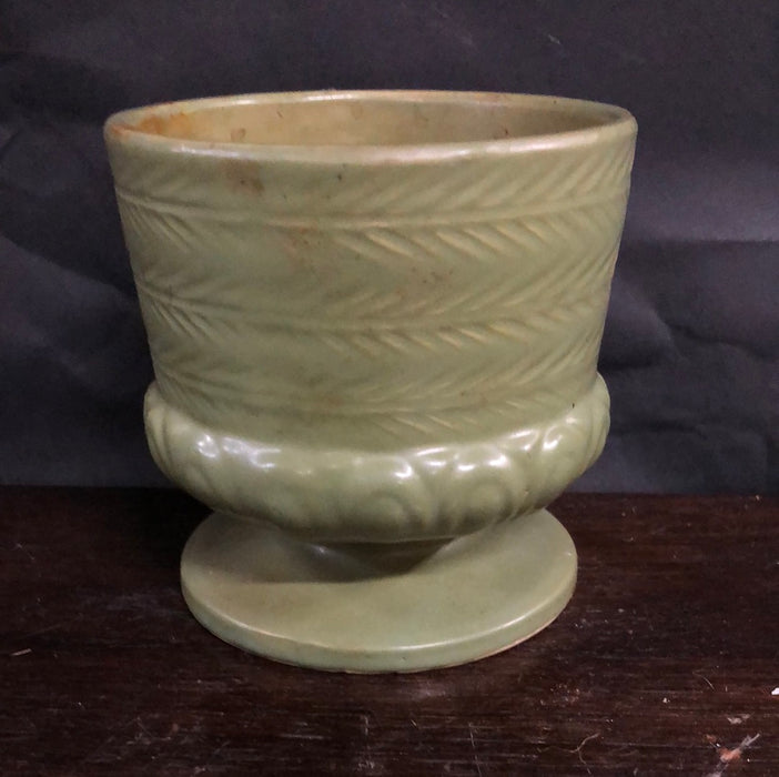 SMALL GREEN GLAZED PLANTER