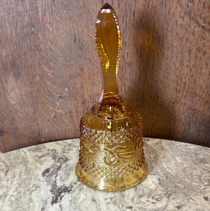 MADE IN ITALY AMBER GLASS BELL