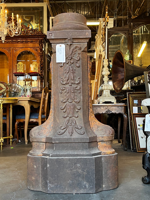 ORNATE CAST IRON CHIMNEY