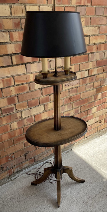 OVAL 2-TIER FLOOR LAMP