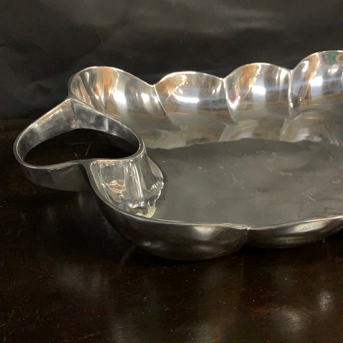 ALUMINUM TRAY WITH HANDLES