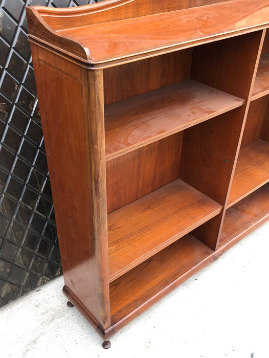 QUEEN ANNE CHERRY OPEN BOOKCASE