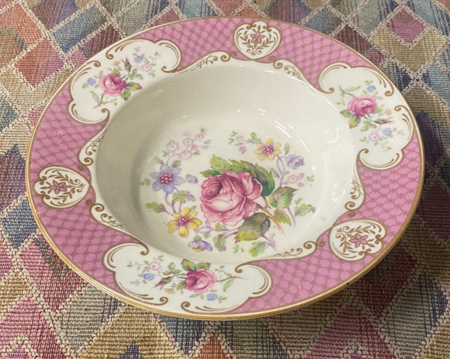 MYOTT STAFFORDSHIRE ENGLISH FLORAL BOWL