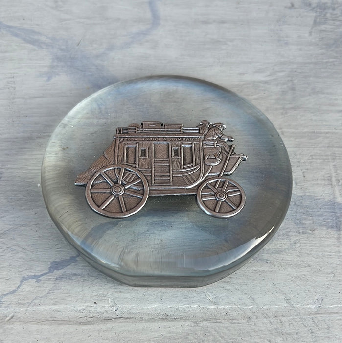 STAGE COACH PAPERWEIGHT