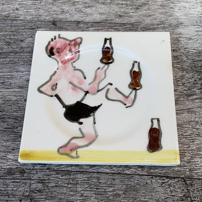 COCA COLA CERAMIC ART COASTER