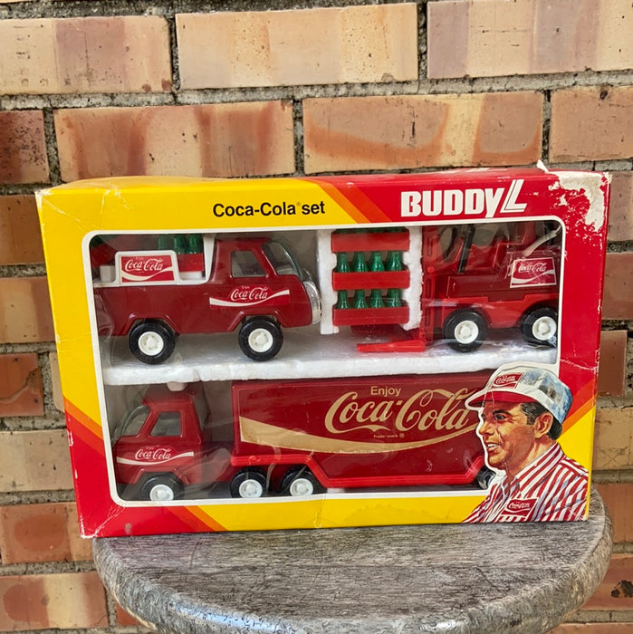 BUDDY L COCA COLA TRUCK SET