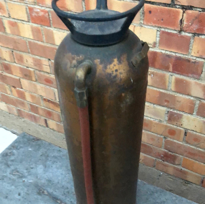 BRASS FIRE EXTINGUISHER