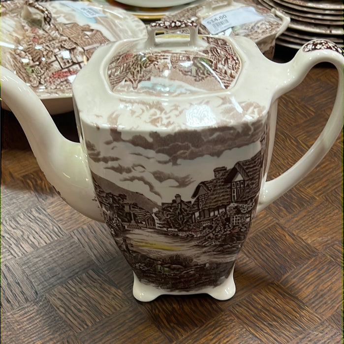 JOHNSON BROTHERS CHINA COFFEE POT