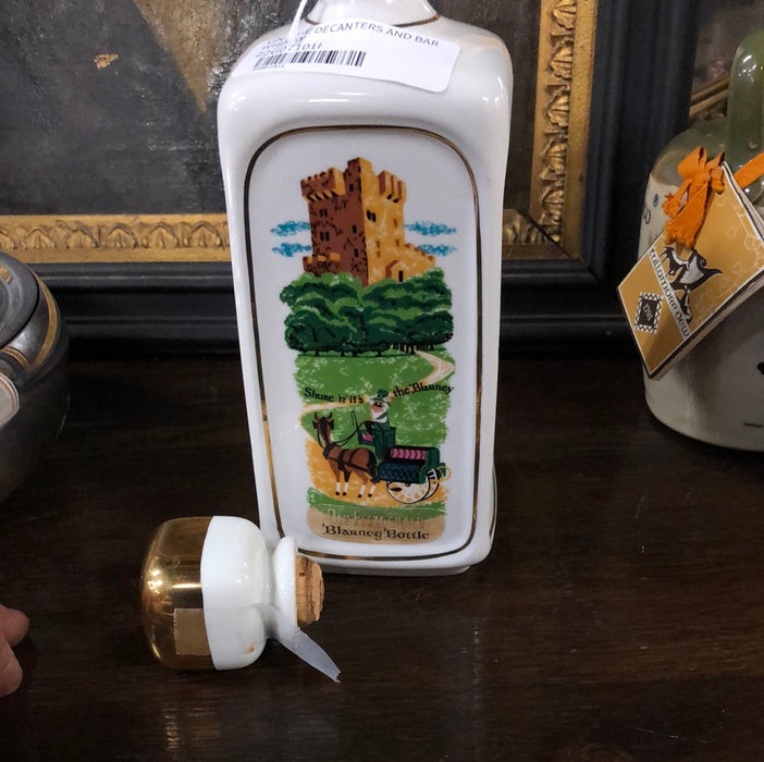 OLD FITZGERALD BLARNEY LIQUOR BOTTLE WITH NO TOP