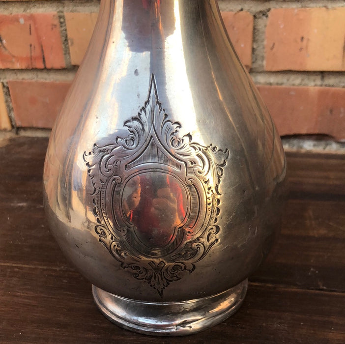 SILVERPLATE EMBOSSED PITCHER