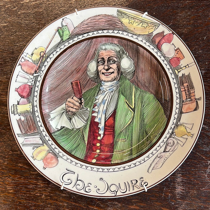 ROYAL DOULTON PORCELAIN PLATE "THE SQUIRE"