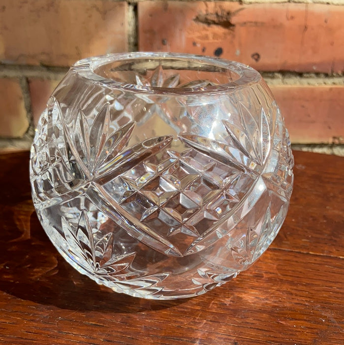 SMALL CRYSTAL ROSE BOWL